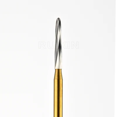 고속 치과 절단 도구 FG Shank Safe End Endodontic 티타늄 카바이드 Bur Endo